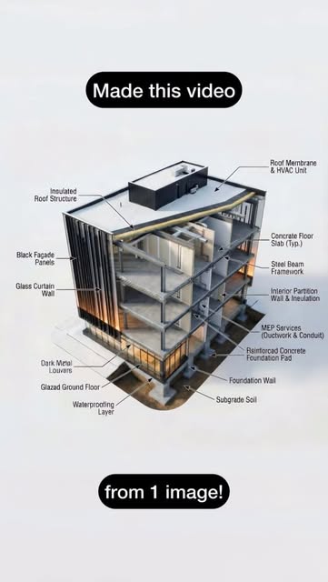 #Nano Banana Pro Architecture Reel by @deppyjo - First try with Nano Banana Pro!
An office building for Kyiv, Ukraine
Made this video from only ONE image in @rendair.ai and brought it to life with @