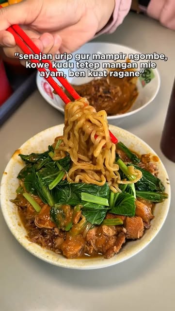 #Menu Mie Ayam Santri Reel by @arifbarokah - InsyaAllah nek uripmu abot lalu kamu makan mie ayam, kamu bakal jadi wong stres sing wetenge wareg.
#barokahkulineran #barokahmakanenak #mieayam