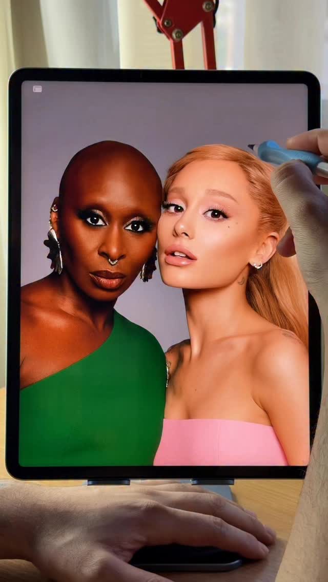 Elphaba and Glinda switched #wickedforgood #elphaba #glinda #arianagrande #cynthiaerivo