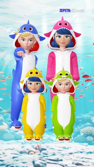 #Baby Shark Dance Party Reel by @zz2tudio - Baby Shark Dance π¦π€ͺ #shorts #zepeto #zzztudio #zepetoedit #zepetoinstagram #animation #cartoon #disney #fyp #trending #viralvideos #funny #miraculou