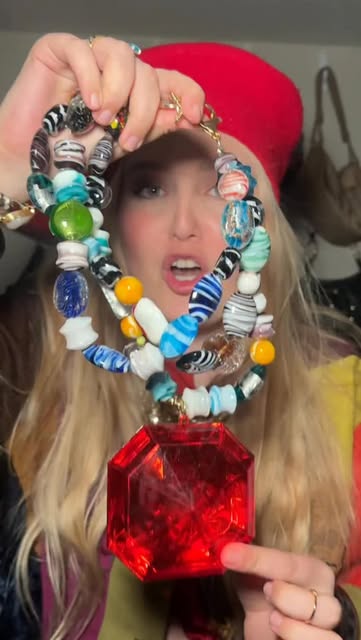 #Statement Pieces Reel by @theefashionmix - FINDING THE COOLEST MAXIMALIST JEWELRY BRAND EVER @wabi_sabi.sabi 😭😭😭 perfect for all my maximalist fashionistas who want to shop from a woman-owne