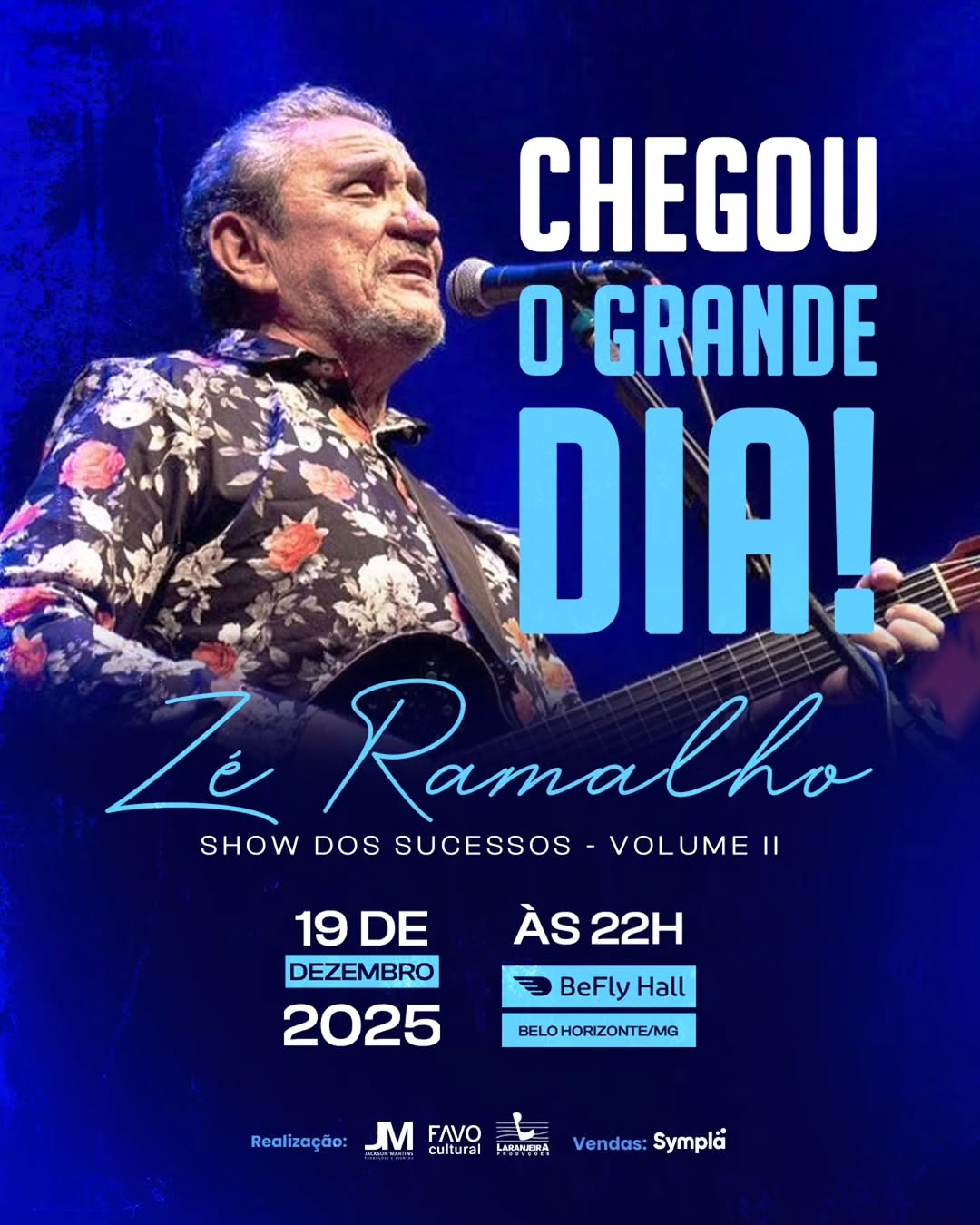💥 É HOJE, BH! 💥 Chegou o dia de viver esse show inesquecível tão esperado por vocês! Um encontro único, cheio de música, história e emoção que promete marcar a noite. 🚨 Os últimos ingressos estão