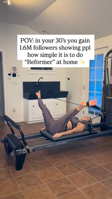 #Pilates Reel by @amandablauerpilates (verified account) - And they're getting their best results yet ✨ follow @amandablauerpilates and learn how to "reformer" at home and transform your life with mat Pilates!