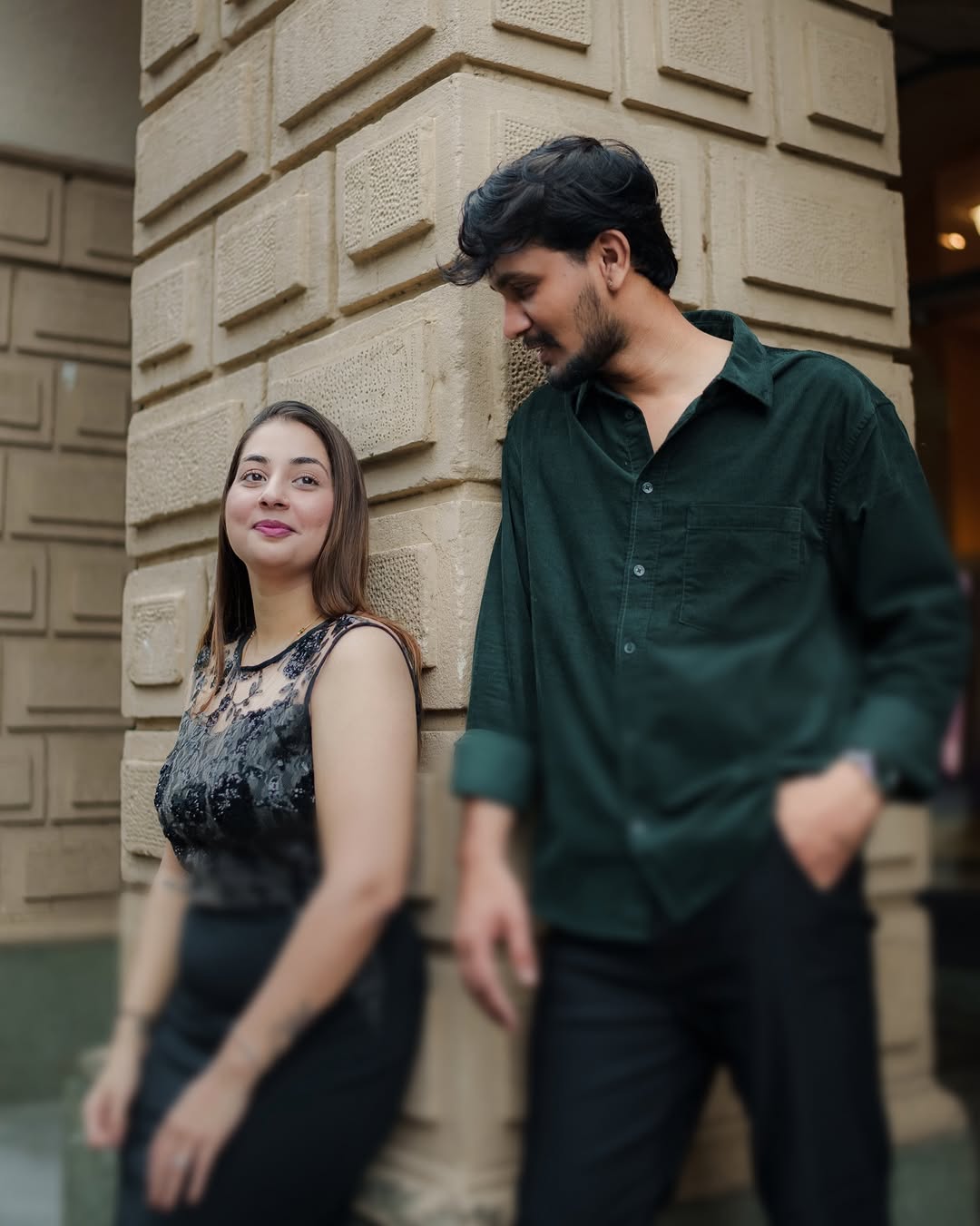 Ranjeet & Pooja Mumbai 2025 . Story: Me and @whomrdev reached the location early that morning. Mumbai streets were unusually silent — empty roads, soft light, that rare calm you only see before the