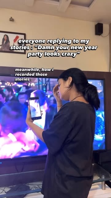 #Party Reel by @suru.mi - reality: ghar
instagram: 31st party 
.
.
#relatable #newyear #2025 
#2026 #comedy