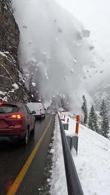 #Rogers Reel by @kishan_saha_24 - mahamadbarwary1 Terrifying 🌨️🌨️😭😭🚧Snowslide Buries Highway
Tunnel
Rogers Pass, British Columbia - January 5,2026
A terrifying natural disaster