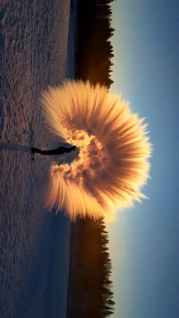 #Videography Reel by @elliot_nilsson.photography - -25°C in northern Sweden❄️🥶
.
.
.
#dji #wintermagic #drone #videography #mini4pro