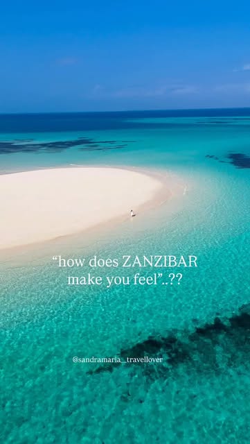 #Wanderlust Reel by @sandramaria__travellover (verified account) - I can't describe how I feel when I'm in Zanzibar... maybe it's not meant to be described, only felt.. 🩵
Free. Alive. Timeless. Peaceful.
If this ma