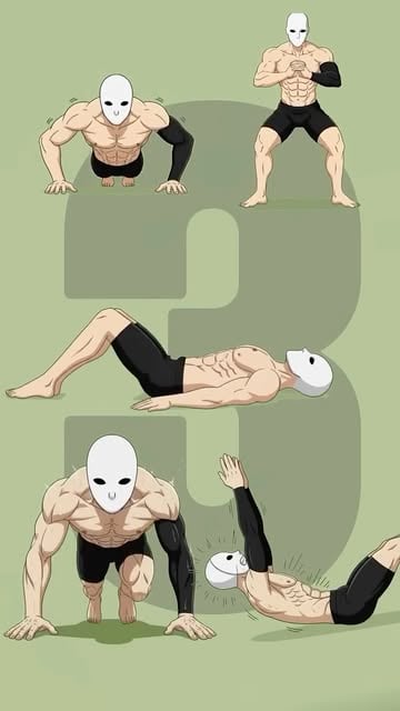 #Calisthenics Workout Reel by @captainniki_genz - How to build a perfect calisthenics body?

If you can complete this full circuit
 for 3 rounds without stopping 
- you're not a beginner.

This builds