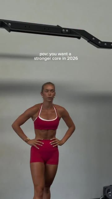 #Workout Reels - @_omay (onaylı hesap) tarafından paylaşılan video - In 2026, we're building cores that are strong and ✨functional✨ add 1-2 of these at the end of your next workout and feel the burnnn!
Today's pop of