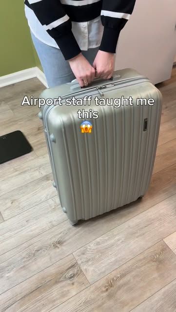 #Vacation Reel by @tanya_with_3kids - Follow @tanya_with_3kids for daily mom hacks 💁♀️
Airport staff hate this hack 😂
Would you try this?👇#hacs #lifehacks #motherhood #mom #tips