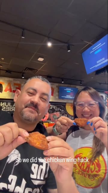 #King Reel by @shekuni_lv (verified account) - Chicken wing hack = success!
Stitch incoming
Tried it at @crabnspicesouthwestlv with the wing king himself @antonio_loves_wings and their wings are g