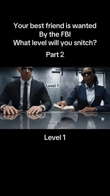 #Snitch Reel by @whatsnextai_ - Your Best Friend is wanted by the FBI, what level will you snitch? #snitch #fyp #ai #fbi #bestfriend