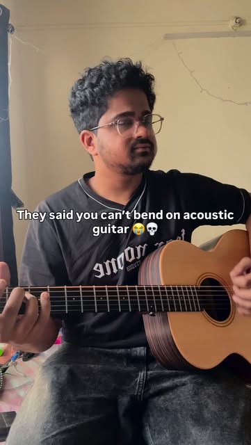 #Acoustic Guitar Reel by @shounakwithguitar (verified account) - Send me this reel for tabs ❤️
I guess they were right 💀
#guitar#acousticguitar#indianguitarists#hotelcalifornia