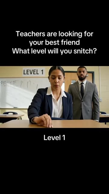#Snitch Reel by @whatsnextai_ - Teachers are looking for your best friend, what level will you snitch? #snitch #challenges #fyp #ai #bestfriend
