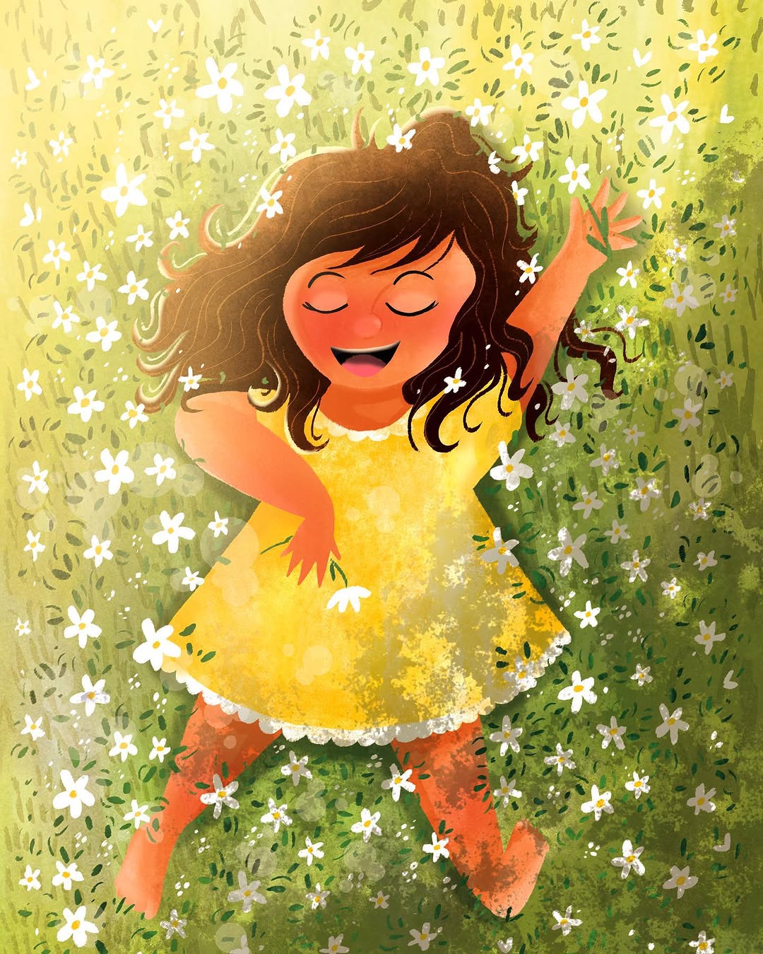 Quarantine snow βοΈ is making me wish for Spring. #spring2021 #childrensbooks #childrensbookillustration #kidlitillustration