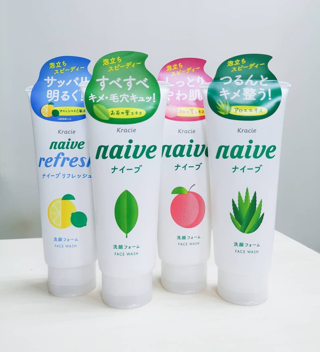 #Kracie #Naive Пенка для умывания #madeinjapan Пенка особо мелкой текстуры тщательно смывает кожный жир, глубоко очищает поры и подходит для ежедневного применения. Органический микс из компонентов 10