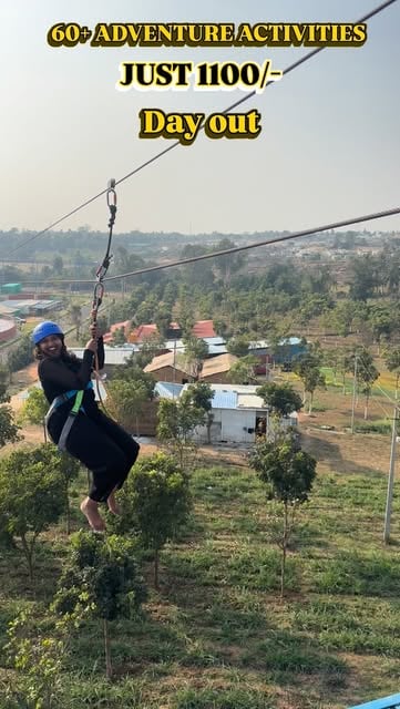 #Explore Adventure Resort Reel by @pallavi__nagaraj_ - 60+ Unlimited Adventure Games

Xplore Just 1199/- for unlimited 60+ activities

9606826571 / 9606723406
So visit their page for more details @xplor.ad