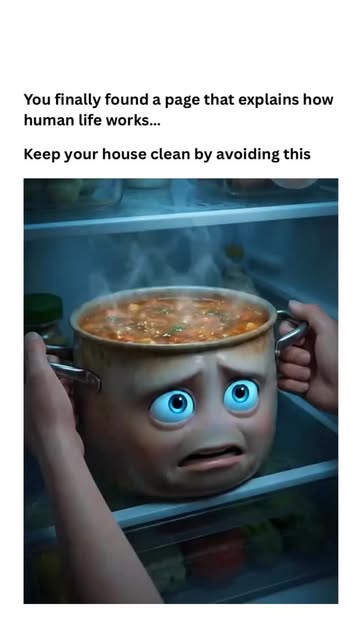 #Cool Reel by @howhumanlifeworks - Putting hot soup straight into the fridge raises the internal temperature of the entire fridge, which puts surrounding foods into the danger zone wher