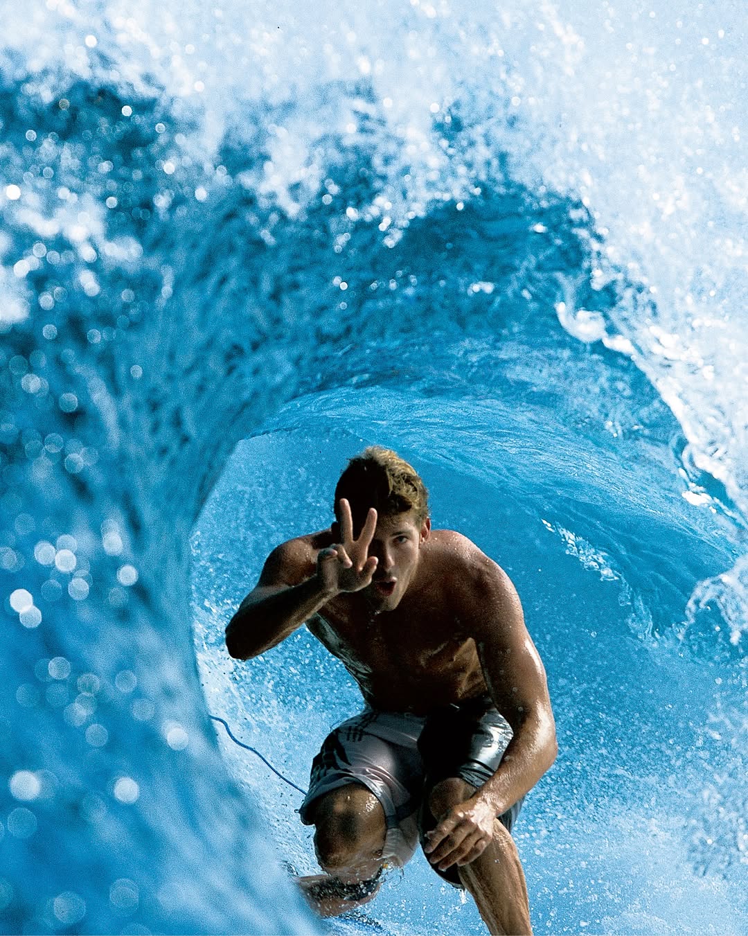 They say the apple doesn’t fall from the tree, and the Iron’s clan passions run deep. While Andy had surfing, Axel has moto, and he’s only getting started. Swipe to see him rip in his dad’s namesake c