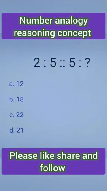 #Analogy Reel by @eduaim1 - Best number Analogy #ssccgl #ssc #reasoning #reasoningtricks #analogyreasoning