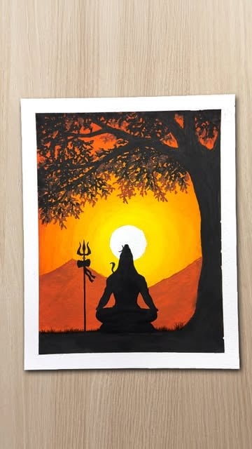 #Drawing Reel by @art_glean - Lord Mahadev Drawing using oil pastel colours 

Watch Full Video Tutorial on Art Glean

Youtube - youtube.com/@ArtGlean/
Facebook - facebook.com/ArtGl