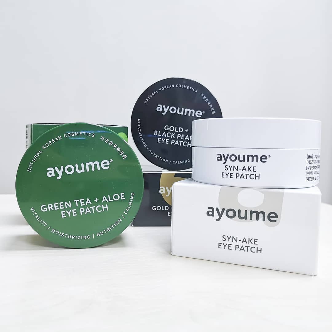 Патчи для глаз от AYOUME ✔️ От отечности с экстрактом зелёного чая и алоэ. Регулярное нанесение патчей поможет не только убрать отёки, тёмные круги, мелкие морщинки и следы усталости, но и нормализова