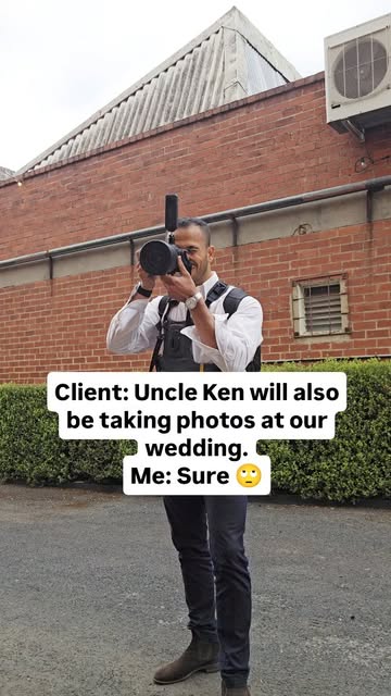 #Photographer Reel by @1.moment.prod - Massive shout out to all them uncles out there who show up to all my weddings with their telescope cameras for wedding photography! 👴🏻📸
#weddingph