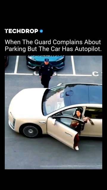 #Vehicles Reel by @techdrop.ai - Self-driving tech keeps getting crazier π³
This smart car uses autonomous parking / autopilot technology to park itself perfectly while the security