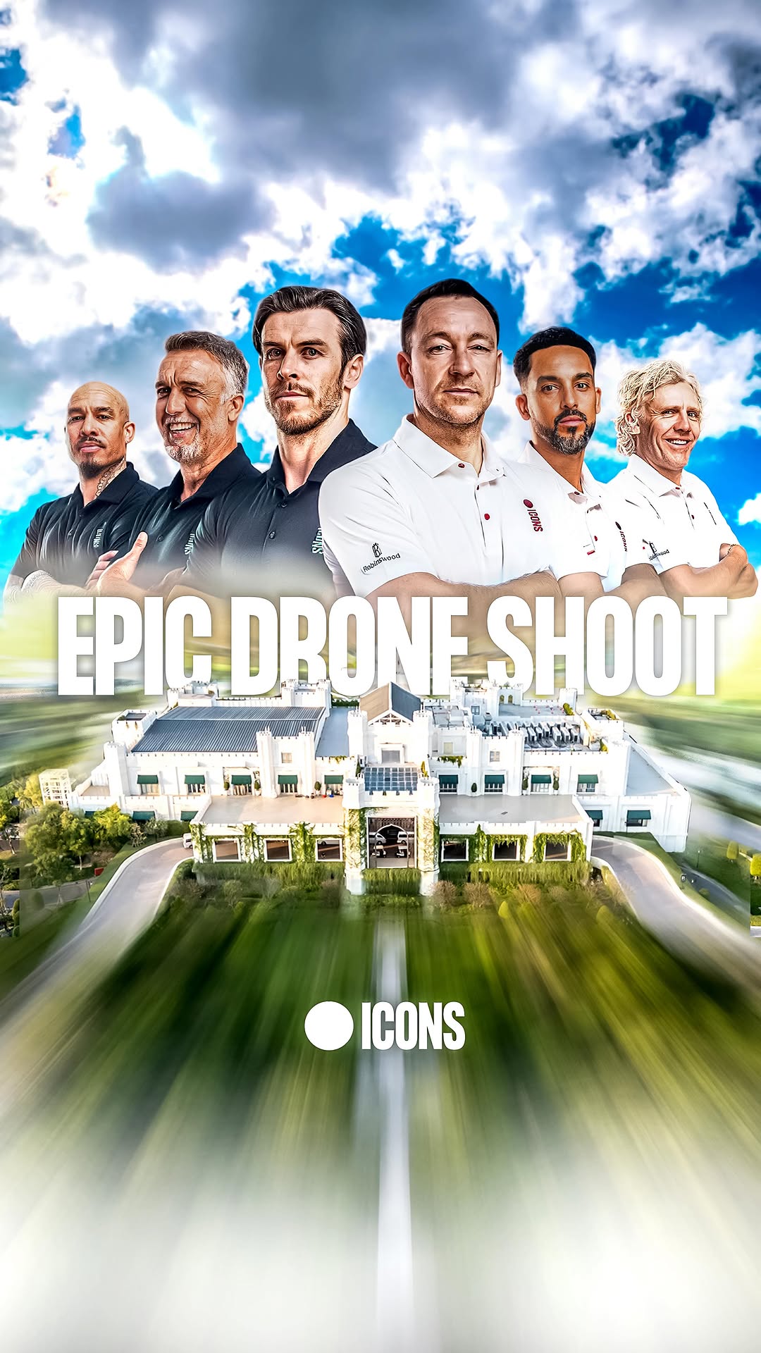 An epic one-shot drone shoot with football’s most famous icons 😮 How many iconic moments can you spot? Watch Reignwood Icons of Football this weekend 📺 #RIOF26 | #IconsSeries | #Reignwood