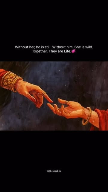 #Shiva Reel by @thisisraksh - Without her, he is still. Without him, She is wild.
Together, They are Life 🌍💫

@thisisraksh 

#shiva #instareel #daily #artwork #artist @instagram