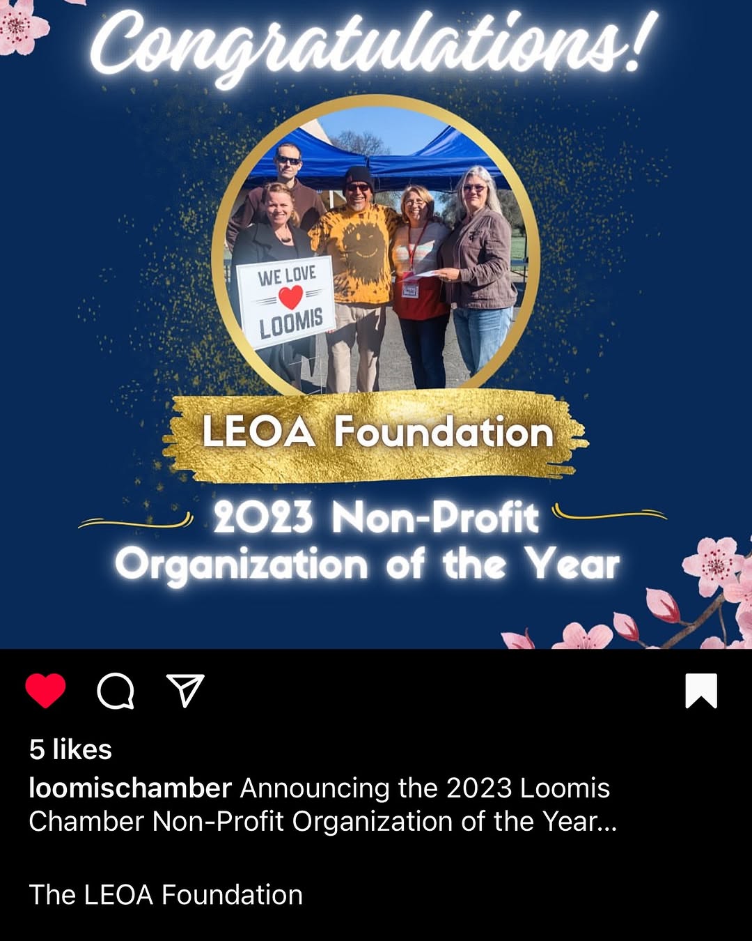 We WON! 🙌 ❤️ Thank you to all the volunteers and donors who make it possible for us to make a difference. Love Each Other Always!