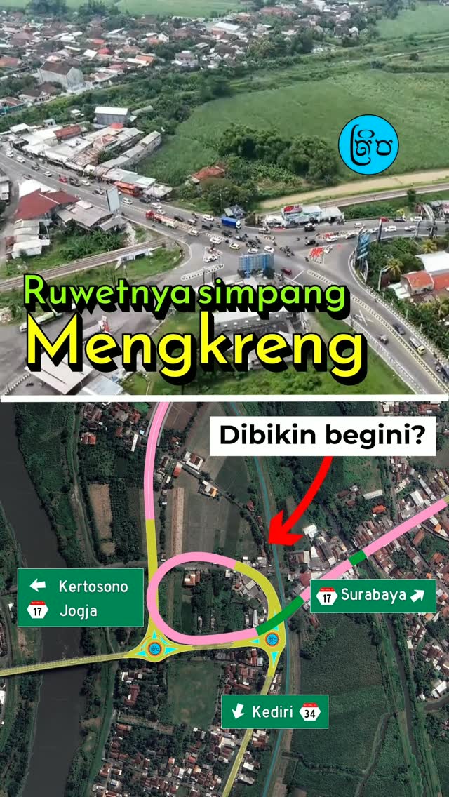 Persimpangan jalan nasional nempel sama rel kereta. Dua titik konflik yang berada berdekatan, jelas rawan macet, aplagi di musim lebaran. Flyover mahal bukan karena teknologinya, tapi karena desain l