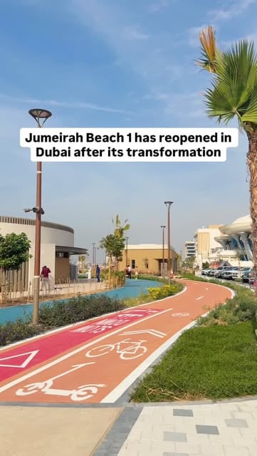 #Mövenpick Hotel Jumeirah Beach Reel by @timeoutdubai (verified account) - This free, family-friendly beach in Dubai is back.
Jumeirah Beach 1 has officially reopened after a huge transformation. Expect new walking, cycling