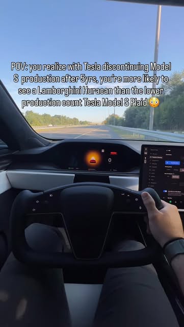 #Teslamodels Reel by @trackslayers (verified account) - Tesla Model S Plaid more rare than a Lambo now thanks Elon