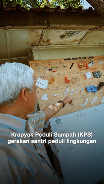 #Krapyak Reel by @ganjar_pranowo (verified account) - Kebersihan sebagian dari iman. Itulah prinsip yang diugemi para santri dan pengasuh Ponpes Ali Maksum Krapyak Jogja ini.
Mereka berhasil mengelola sa