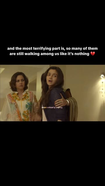 #Hindicinema Reel by @cinematically.saying - and what's truly horrifying isn't just what happened to her as a nine year old child, but how nobody ever let her speak about it.
a mother who knew a