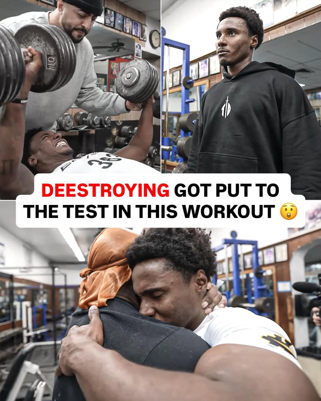 Deestroying went to the βmost dangerous gym in Americaβ and earned their respect β€οΈπ₯ (via @haddy_abdel, @smthedon191, @deestroying)