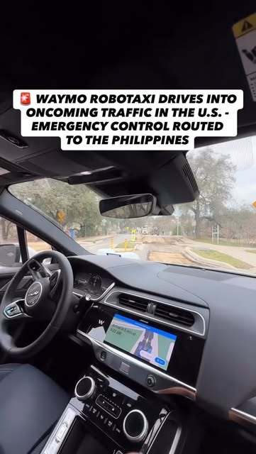 #Waymo Reel by @hustlebitch_ - 🚨 WAYMO ROBOTAXI DRIVES INTO ONCOMING TRAFFIC IN THE U.S. - EMERGENCY CONTROL ROUTED TO THE PHILIPPINES
A passenger inside a Waymo self-driving aut