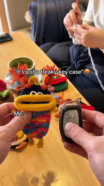 #Handmade Reel by @softloop.official (verified account) - #crochet #handmade #keycover #keycase