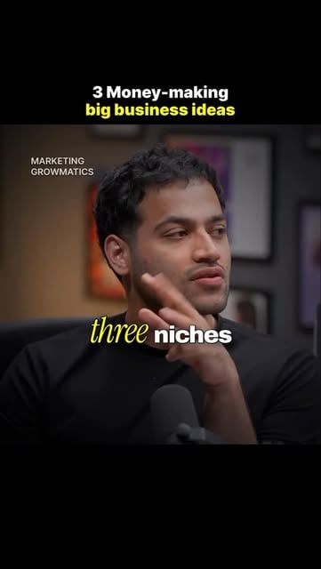 #Business Tips Reel by @marketing.growmatics (verified account) - 3 BIG money-making business ideas 💰
Health products people use daily,
Fitness solutions that save time and effort,
and time-saving devices built for 