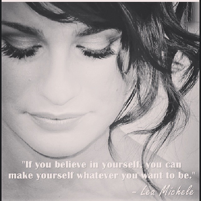Day 4: Favorite quote by this beautiful lady @msleamichele (: #decemberphotochallenge #leamichelle #quote #inspiration #doyoubooboo #day4 #glee