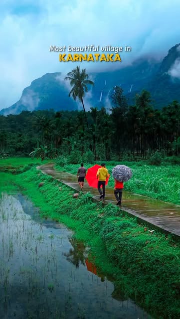 #Karnataka Travel Reel by @haris_wanderlust (verified account) - Most beautiful place in Karnataka- Belkal teertha Falls near Kundapura.
.
#travelling #karnataka