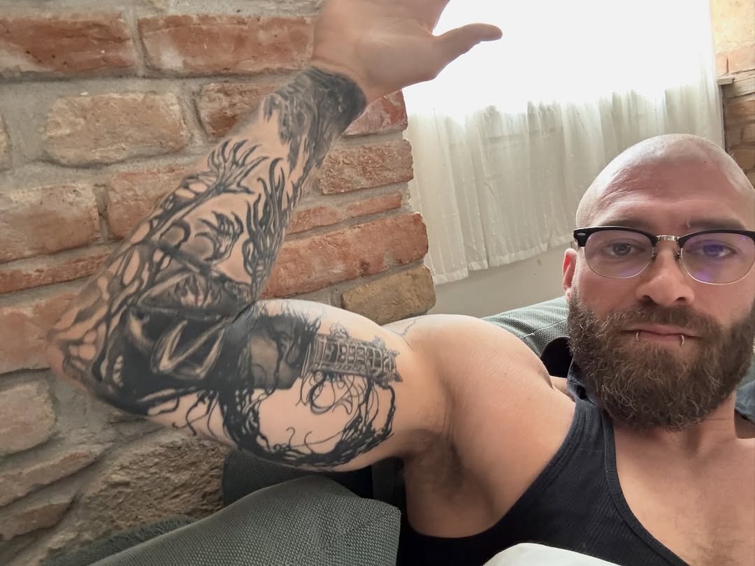 Tattoo Update! Thanks to the wildly talented @tatu_teodora for the amazing work. We got one more session to finish the hand and the back of the arm. So happy Iβm able to take this journey into getting