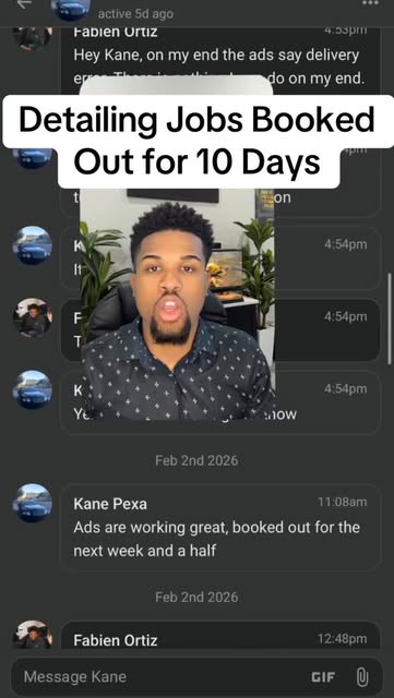 #Jobad Reel by @grdtestimonials - Booked out 10 days ahead from get rich detailing ads #cardetailing #detailing