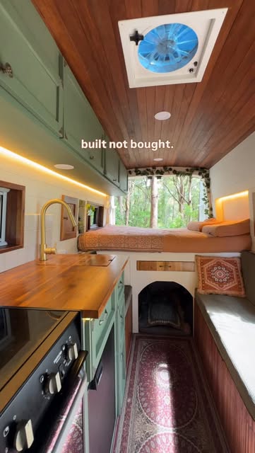 #Travelaustralia Reel by @domandjesso (verified account) - our DIY van build from start ➡️ finish 🚐🌿 we built very inch of this van ourselves from scratch…
when we say "we built this van ourselves" we mean,