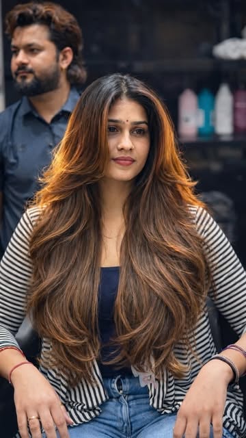 #Style Reel by @abhishek_hairartist (verified account) - 🤌🏻🥰Soft layers, perfect movement & natural volume ✨
This Textured Haircut for Women gives effortless style with modern elegance 💇‍♀️🔥

Who's read