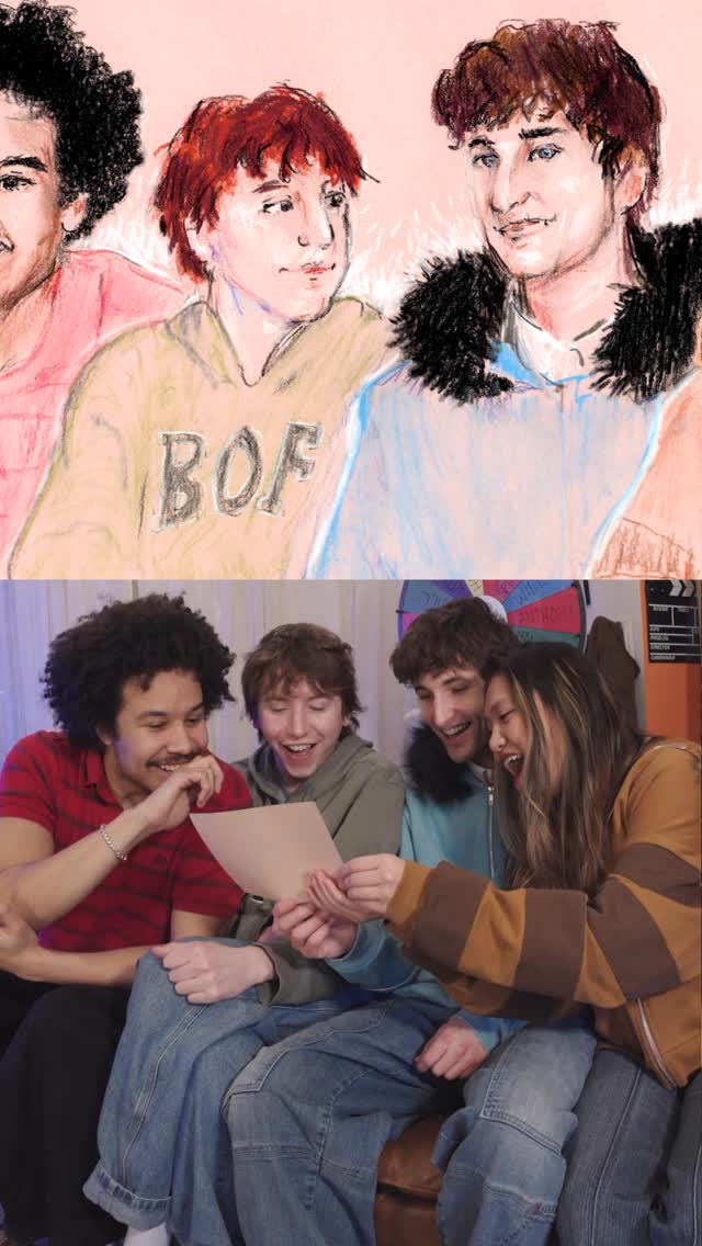 Portrait of a Bunch of Friends!! #art #portrait #funny #interview #alpha