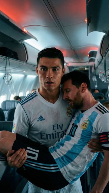 #Sky Reel by @godaresai - THIS IS NOT A VIDEOโฆ THIS IS WAR IN THE SKY. โ๏ธ๐ฅ
The plane is FALLING. Chaos everywhere. Neymar tries to wake Messi - NOTHING. No response. So what