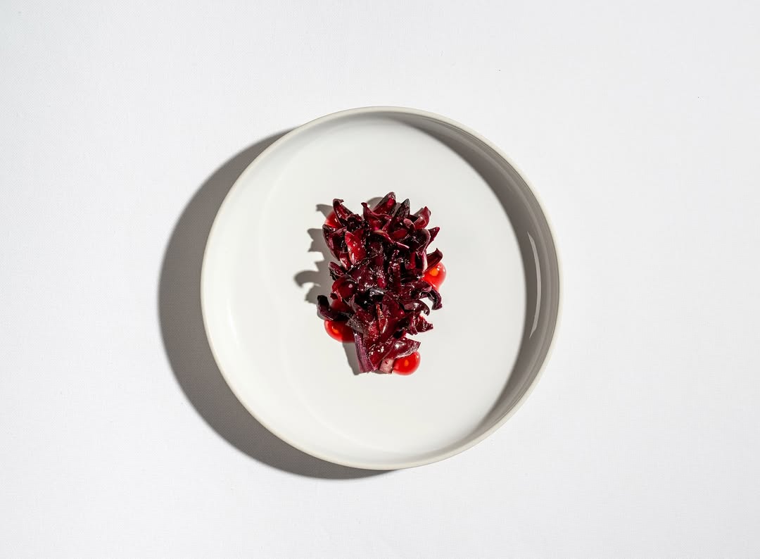 Tardivo Salad with Blood Orange and Horseradish